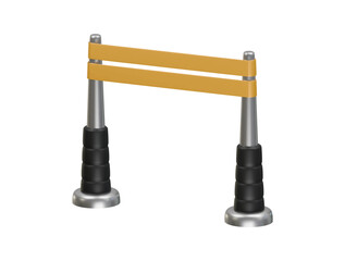 police line icon 3d illustration render