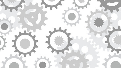Cogwheel rotation, gear wheel transmission, mechanical engineering background, technology and innovation
