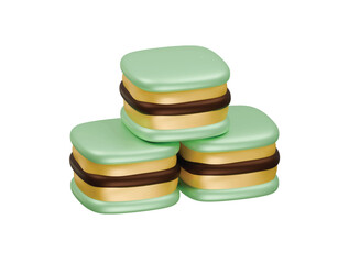 Martabak icon 3d illustration render