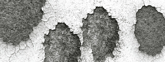 Abstract grunge ink blot pattern with raw artistic details