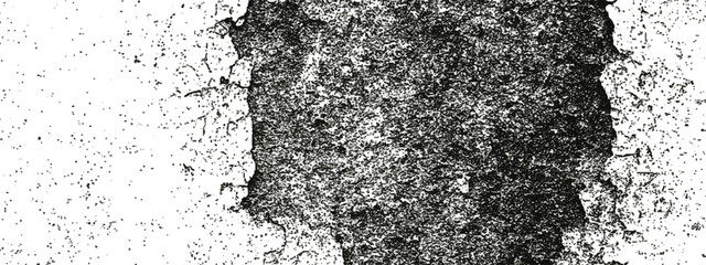 Monochrome ink splashes with organic abstract stain design