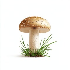 illustration of a mushroom on a white background
