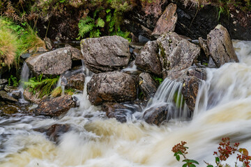 walking around an old slate quarry in Blaenau FFestiniog