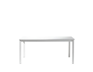 Simple white rectangular table graphic