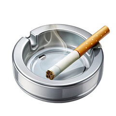 cigarette on white background