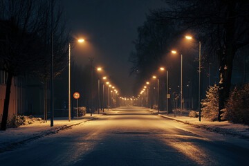 road in winter