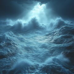 Fototapeta premium storm at sea