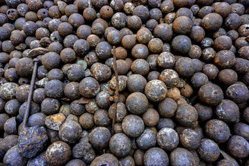 13 July 2025 Erzurum Turkey. Historical clock tower tepsi minaret from Saltuk era in city center with architectural details and war artifacts