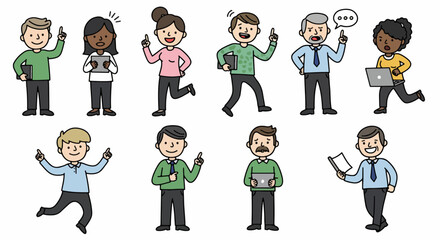 Kumquat fruit set with shadow outlines