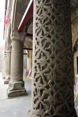 13 July 2025 Erzurum Turkey. Double Minaret Madrasah and Museum in Erzurum Turkey with...