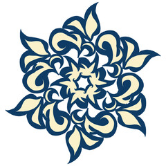 abstract floral design