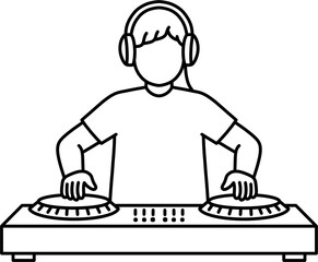 DJ 흑백