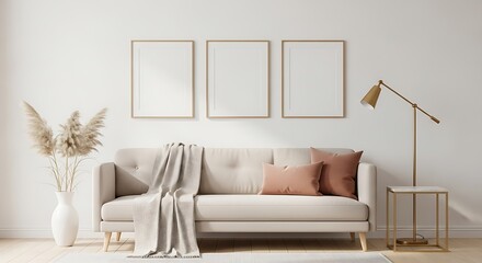 Modern Minimalist Living Room Design.