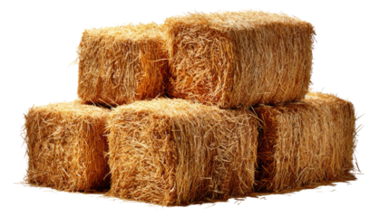 Golden Hay Bales: A stack of golden hay bales, neatly arranged, invites the viewer to experience the tranquility of a rural landscape, filled with the scent of dried grass and the promise of harvest.