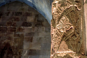 13 July 2025 Erzurum Turkey. Yakutiye Madrasah and Museum. Historical monument from ottoman empire and museum objects