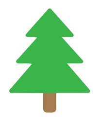 green christmas tree