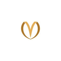 Letter V Logo Design Icon – Modern Real Estate Building Logo Concept