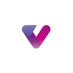 Letter V Logo Design Icon – Modern Real Estate Building Logo Concept