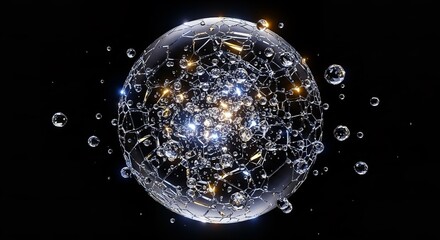 Shattered Glass Sphere