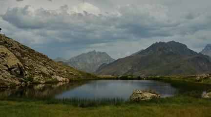 lake in the mountains