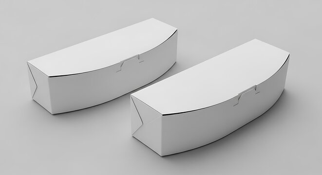 White Food Containers for Snacks or Meals.