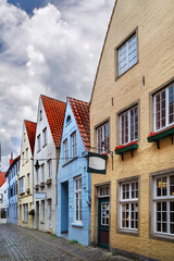 Street in Schnoor district, Bremen, Germany