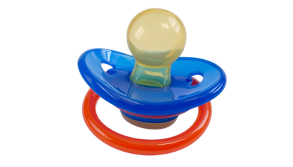 Baby Pacifier PNG, Soother and Teether for Infants, Transparent Background, Baby Care Illustration, Newborn Comfort and Oral Health Design