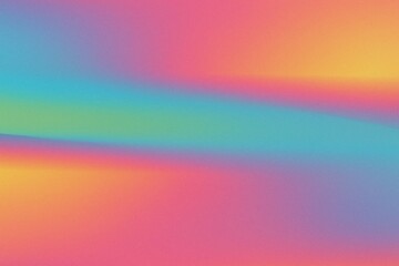 Abstract pastel holographic gradient background with noise and blur. Soft dreamy colorful texture for digital design, wallpaper, poster, cover, modern web, and print decoration