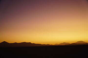 Sunset over the Atacama Desert, Chile