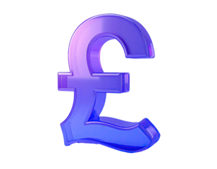 3D stylized pound sign, vibrant purple-blue gradient (1)