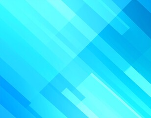 Abstract background of diagonal lines and shapes in light blue