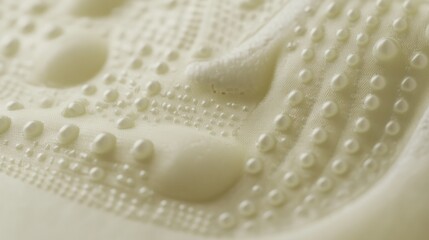 Close-up of textured, creamy white surface