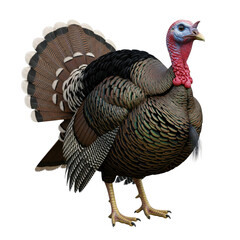 Png image of wild turkey bird isolated on transparent background