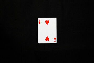 Full Set of Poker Cards - Two of Hearts