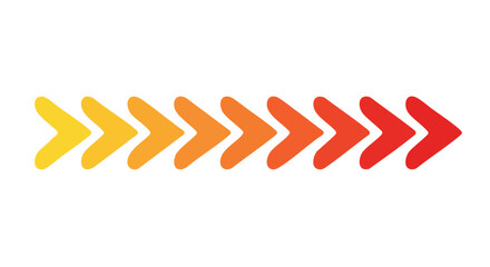 Follow the dynamic gradient arrows to success, growth, and progress in your modern business venture now