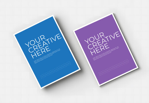 Top View Poster Mockup