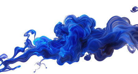 Flowing blue smoke effect offers a stunning visual for creative projects and abstract designs