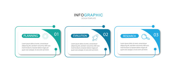 Business infographic template design. 3 options or steps timeline infographic design. Can be used for process diagram, presentations, workflow layout, flow chart, steps, banner.
