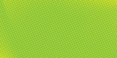 Dots halftone green color pattern gradient texture with technology digital background. Dots pop art comics with nature graphic design