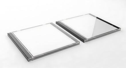 Blank Presentation Folders Mockup.