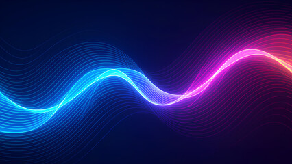 Gravity Waves Abstract Design.