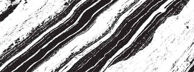 Black and white abstract pattern resembling wood grain or rock strata with diagonal lines and textures