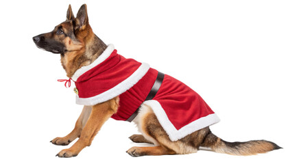 Dog wearing a cute birthday, isolated on a transparent background PNG