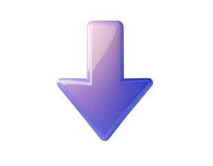 Glossy,  lavender-purple  download  arrow