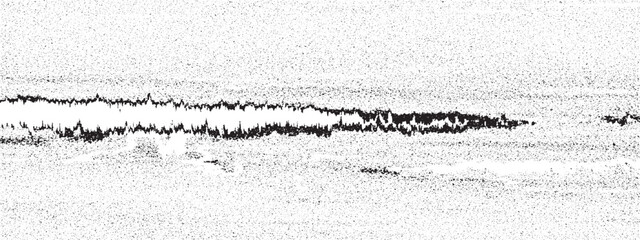 Black and white textured line with grainy background forming abstract artistic composition