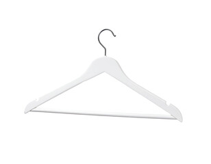 White wooden coat hanger (4)