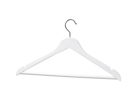 White wooden coat hanger (4)