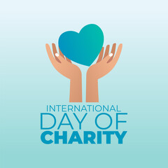 Vector graphic of International Day of Charity for International Day of Charity celebration.