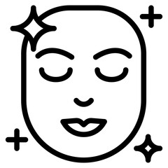  For all skin types icon vector illustration