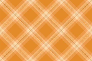 Warm orange and white plaid pattern. Versatile textile design perfect for backgrounds, apparel, or seasonal themes. Use for crafting, design, and festive projects.